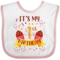 thumbnail image 3 of Inktastic Cupcakes and Confetti 1st Birthday Boys or Girls Baby Bib, 3 of 4