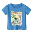 thumbnail image 3 of Hiijoy Toddler Girls Graphic Tee Summer Beach Short Sleeve T-Shirt for Kids, Sizes 1-13, 3 of 3
