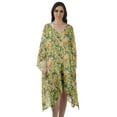 thumbnail image 1 of Moomaya Beach Kaftan Bikini Cover up Women Georgette Midi Dress Short Caftan, 1 of 6