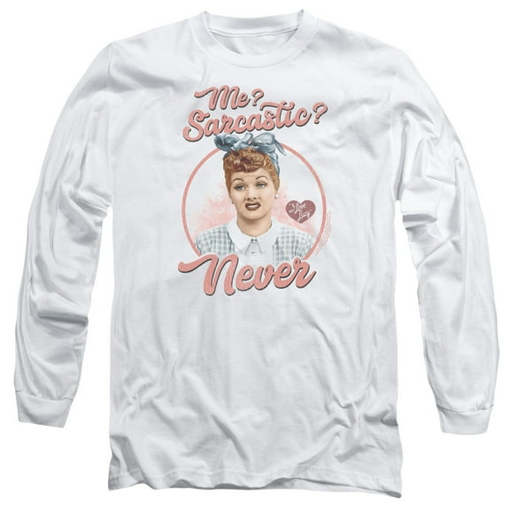 I Love Lucy - Sarcastic - Long Sleeve Shirt - XXX-Large