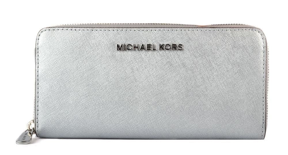 michael kors silver wallet