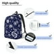 thumbnail image 3 of Easygdp Snowflakes2 Mochila de Lona Resistente para Laptop, Compatible con Laptops de 15 a 17 pulgadas, Ideal para Escuela, Trabajo y Viajes-Medium, 3 of 5