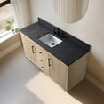 thumbnail image 3 of Vanity Art 60" Single Bathroom Vanity with Sink, Freestanding Bath Storage Cabinet with Black Limestone Top, 3 of 5