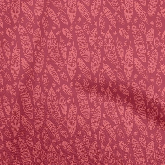 oneOone Cotton Cambric Red Fabric African Sewing Craft Projects Fabric Prints By Yard 42 Inch Wide