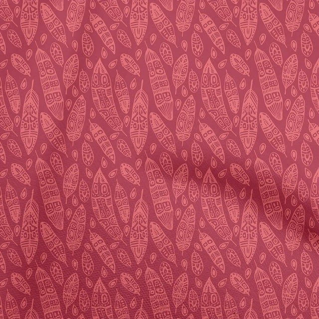 oneOone Cotton Cambric Red Fabric African Sewing Craft Projects Fabric Prints By Yard 42 Inch Wide