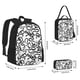 thumbnail image 2 of Balery Hand Drawn Snake Mochila Escolar 3 en 1 para Niños - Mochila Resistente con Lonchera Térmica y Estuche - Mochila Escolar para Niños y Niñas, 2 of 7