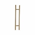 thumbnail image 5 of Prima Decorative Stainless Steel Door Handle For Sliding Barn Door Round PVD Gold H Type Concept Come Up With 48"Inch Size, 5 of 11