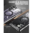 thumbnail image 5 of Compatible with Samsung Galaxy S24 Ultra Case Magsafe Stand Heavy Duty Case for Men Women Magnetic Shockproof Protective Ostand Purple, 5 of 10