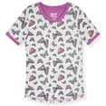 thumbnail image 2 of Sleep On It Girls 2-Piece Super Soft Jersey Snug-Fit Pajama Set - Butterfly , 4T, 2 of 5