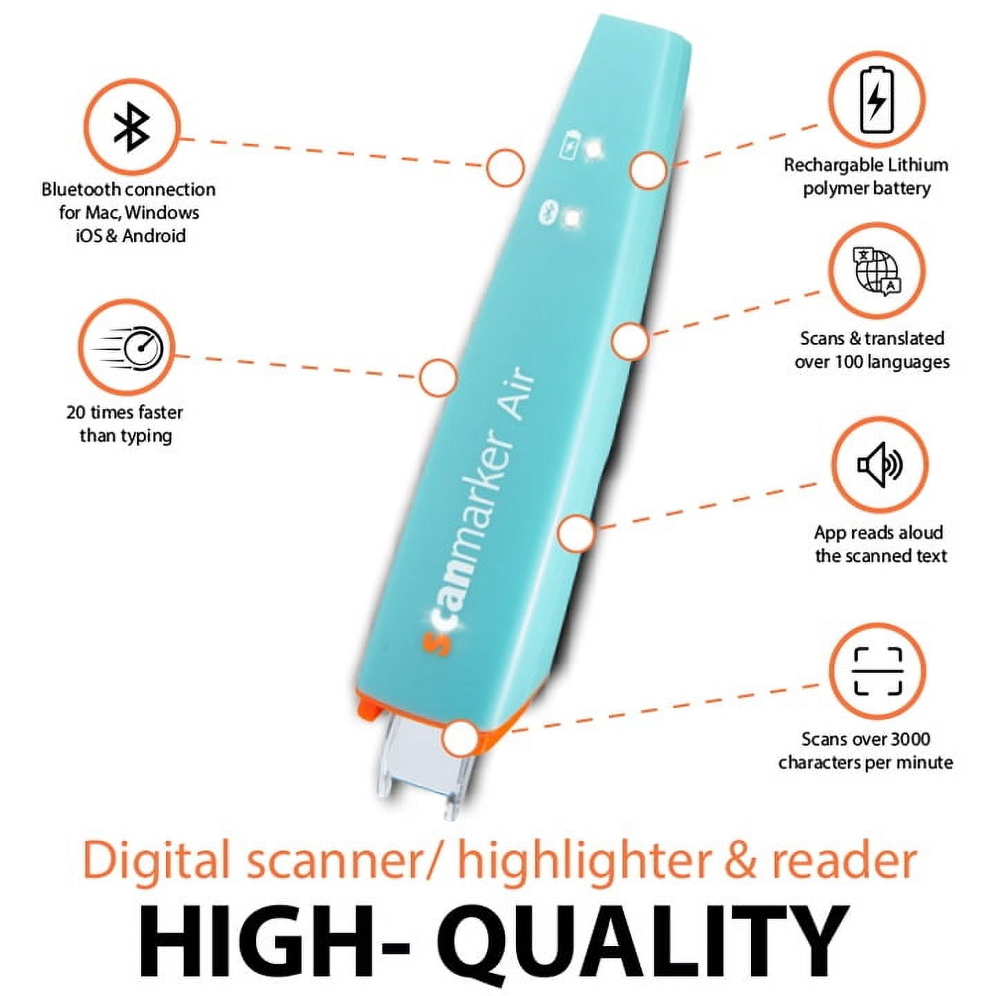 Scanmarker Aire Smart Pen - Wireless OCR Digital Highlighter