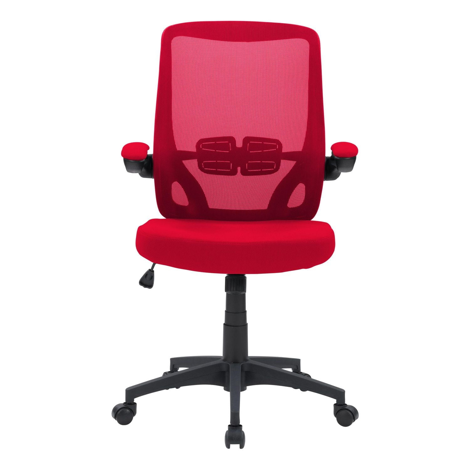 CorLiving Riley Ergonomic Mesh Back Adjustable Height Office Chair with Padded Seat - Office Desk Chair/Computer Chair, Comfortable Home Office Chairs with Lumbar Support