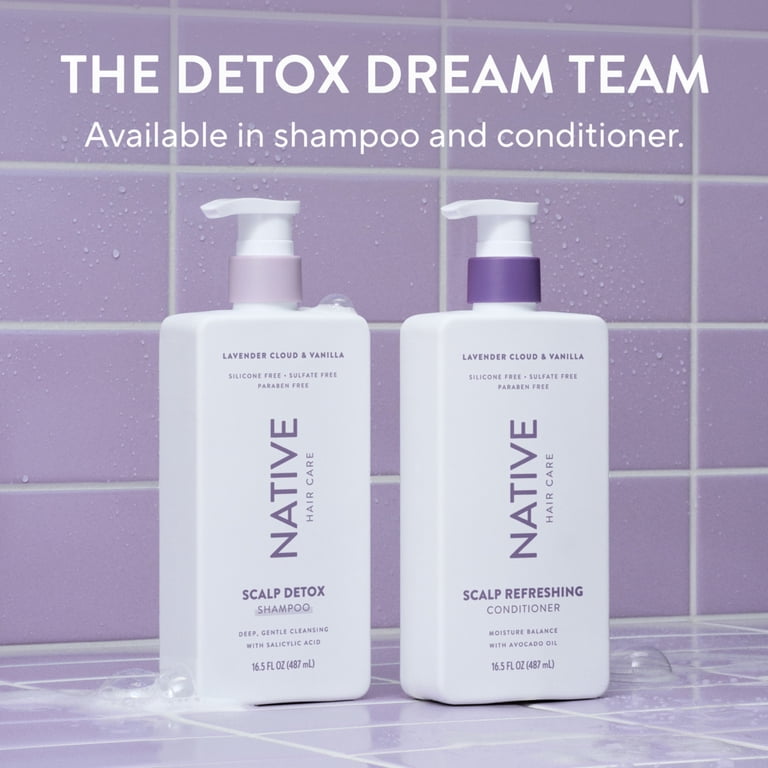Native Lavender Scalp Detox Cloud and Vanilla Shampoo 16.5 fl oz
