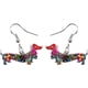 thumbnail image 1 of Pendientes de perro salchicha de dibujos animados de aleación de colores que gotean aceite (coloridos), colgante para mascota, joyería para perro, regalo encantador y encantador para mujeres y niñas, 1 of 5