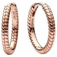 thumbnail image 3 of Pandora Moments Small Charm Hoop Earrings, 3 of 6