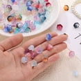 thumbnail image 3 of Uxcell 100 Pcs Cuentas de Vidrio en Forma de Flor para Hacer Joyas, Cuentas Espaciadoras en Forma de Trompeta de Vidrio para Suministros de Manualidades de Collares, Aretes, Pulseras, Naranja, 3 of 5
