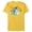 Yellow, variant on Disney Princess Falling for Apple Picking - Short Sleeve Blended T-Shirt for Adults - Customized-Yellow