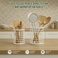 thumbnail image 3 of Mimifly Metal Drainer Kitchen Utensil Organizers - 2 Pack, 3 of 5