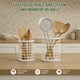 thumbnail image 3 of Mimifly Organizadores de Utensilios de Cocina con Escurridor de Metal - Paquete de 2, 3 of 5