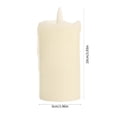 thumbnail image 7 of Luminara Flameless LED Battery Operated Ivory Pillar Candle, Flickering Realistic Moving Flame, 2" x 4" Luminous Real Wax Indoor Home Decor(A), 7 of 7