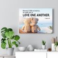 thumbnail image 5 of Scripture Walls 1 John 4:11 Love One Another Bible Verse Canvas Christian Wall Art Ready to Hang Unframed, 5 of 9