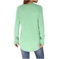 thumbnail image 6 of Long Sleeve Sweatshirts for Women Fashion Basic Crewneck Comfort Shirts Outdoor Outfits Casual Pullover Fall Clothes 2025 Winter Clothing, 6 of 6