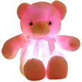 thumbnail image 3 of Oso de peluche LED, juguete de peluche, juguetes coloridos y luminosos para niños y adultos, regalo de cumpleaños Ormromra MZQ-0946-3, 3 of 6
