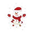 thumbnail image 3 of Christmas Window Decorations Clings Stickers Snowman Decals for Holiday Home School Christmas Party Supplies, 3 of 5