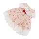 thumbnail image 2 of Vestido para mascotas de algodón, transpirable, suave, patrón de cereza, linda falda para mascotas, para cachorro, conejito, cerdo pequeño, albaricoque XS, 2 of 8