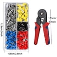 thumbnail image 2 of Professional Pliers Kit, Ferrule Crimping Tool Kit Crimper Plier with 200Pcs Wire Ferrules Kit Wire End Terminals, 2 of 3
