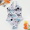 thumbnail image 5 of SILVERCELL Girls One-piece Swimsuit Cut Out Swimwear Summer Beach Sport Bathing Suits for 7-14 Years Old Kids, 5 of 6