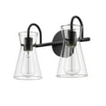 thumbnail image 4 of Millennium Lighting  Camellia 2/3/4 Light Vanity Fixture 2 Light - Matte Black, 4 of 5