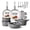 Gray 25PCS, variant on Carote 25 Pcs Nonstick Cookware Sets, Pots and Pans Set with Detachable Handles, Oven Safe, Induction Cookware, Stackable Kitchen Cooking Set, Gray