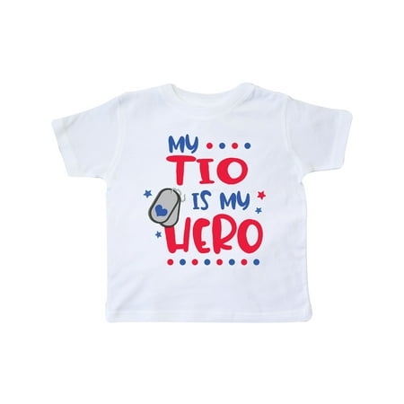 

Inktastic Memorial Day My Tio is My Hero Gift Toddler Boy or Toddler Girl T-Shirt