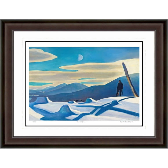 Rockwell Kent "The Trapper" Hudson River School Print - Limited Edition