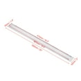 thumbnail image 2 of Cubierta de Ventilación Rectangular Uxcell 20"x2" con Rejilla de Ventilación y Tornillos para Gabinete Tono Plateado, 2 of 6