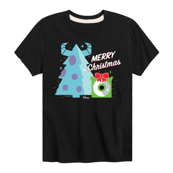 Monsters Inc - Merry Christmas Monsters Inc - Toddler And Youth Short Sleeve Graphic T-Shirt