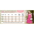 thumbnail image 2 of Arshiner Girls Dresses Ruffle Sleeve Tiered Casual Flowy Swing Tween Sundress with Pockets for Girls, 2 of 6