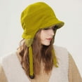 thumbnail image 7 of XIAOCHA Women’S Brimmed Ear‑Flap Beanie，Fleece‑Lined Fall‑Winter Outdoor Trapper,Green, 7 of 7