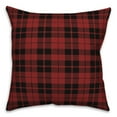 thumbnail image 2 of Creative Products Baby It's Cold Outside Plaid 18x18 Spun Poly Pillow, 2 of 3