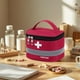 thumbnail image 5 of Botiquín de primeros auxilios vacío, bolsa de almacenamiento de emergencia con asa, bolsa médica, estuche para S Rojo, 5 of 7