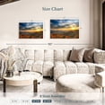 thumbnail image 4 of Elephant Stock Shenandoah Sundown Wall Art - Horizontal Canvas Wall Art - Living Room Wall Decor - Nature Canvas - Gray And Orange Decor - 30" x 20", 4 of 8
