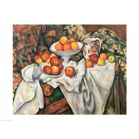 - Apples and Oranges Stretched Canvas - Paul Cezanne (24 x 18)