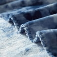 thumbnail image 4 of (3 pack) Mainstays Fleece Plush Throw Blanket, Blue Tie-Dye, Standard Throw, 4 of 7