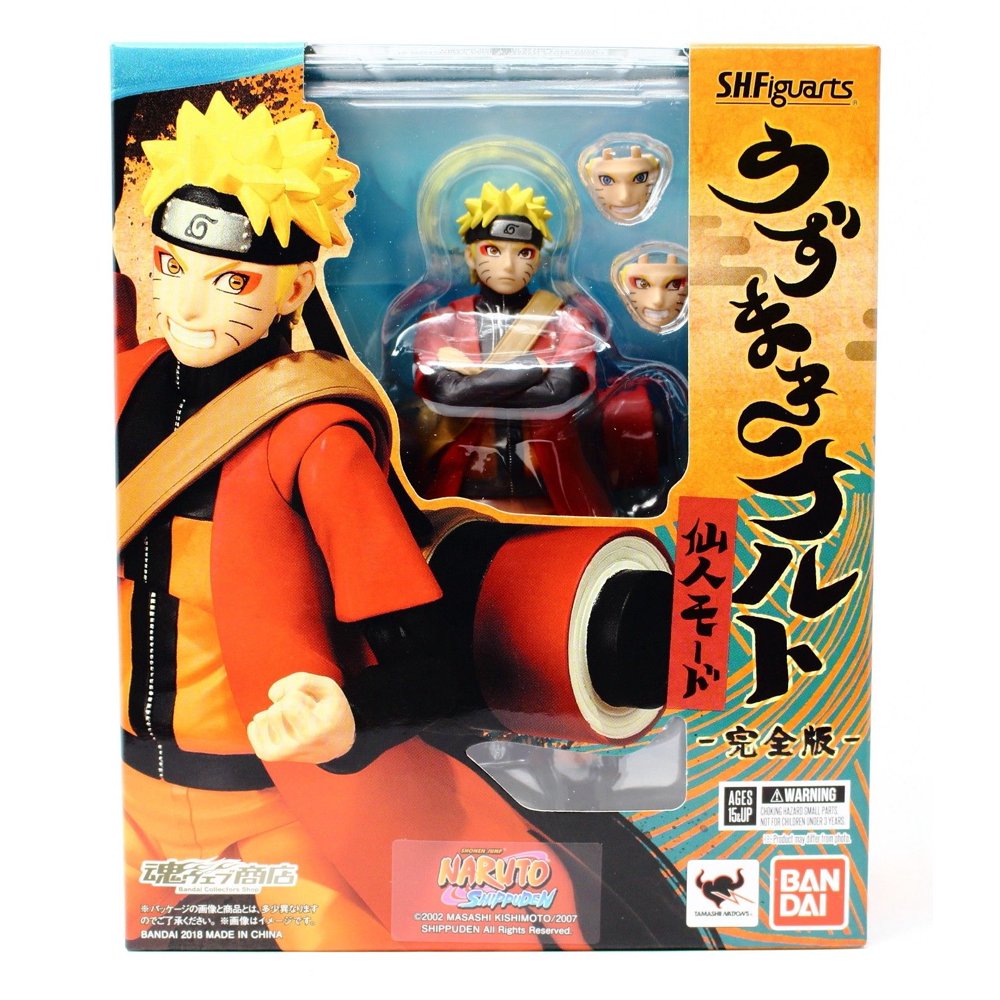 New US Naruto S.H.Figuarts Uzumaki Naruto Sage Mode (Advanced Ver