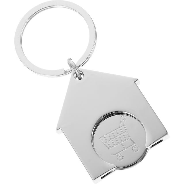 SKISUNO Zinc Alloy Trolley Accessory 1Pack Portable Shopping Trolley Token Keyring for Hand Trucks