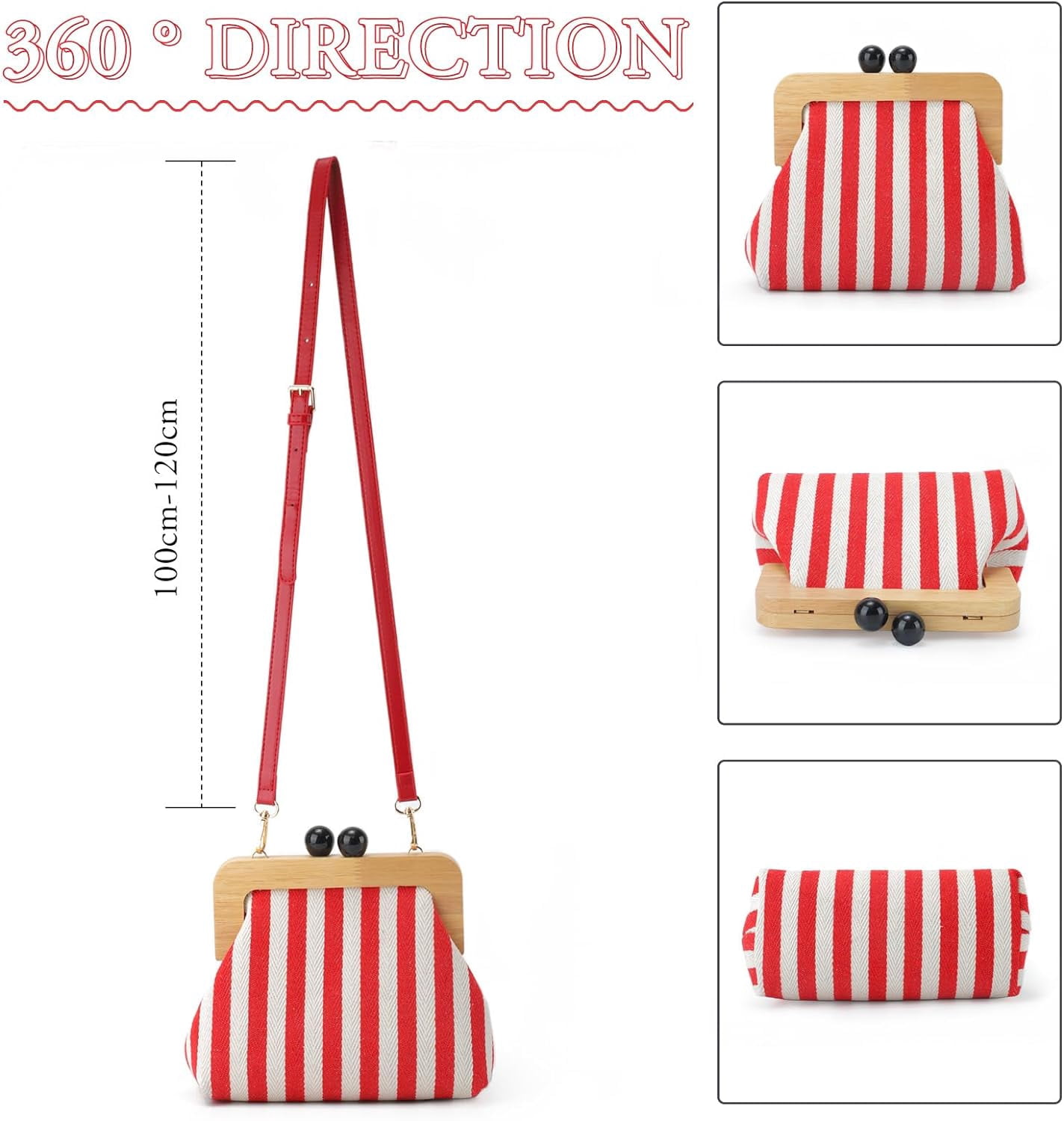 New Summer Purses for Women 2024,Beach Crossbody Bag for Summer Vacation,Canvas Woven Bag Clutch