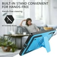 thumbnail image 4 of FIEWESEY for Alcatel Joy Tab 2 Case,Shock-Resistant Drop-Proof and Shock-Resistant Rugged case(with Stand), for Alcatel Joy Tab 2/TCL Tab 8 Inch+Tempered Glass Screen Protector (Blue, 1 Pack), 4 of 6
