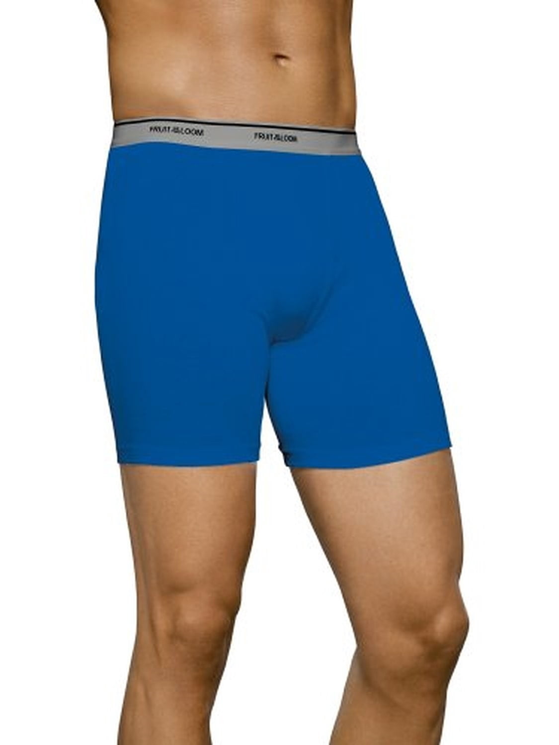 Men's Super Value Blue and Grey Boxer Briefs, 7 Pack - Walmart.com