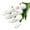 White, variant on Ludlz Artificial Tulip Fake Holland Mini Tulip Real Touch Flowers for Wedding Decor DIY Home Party 1 Bouquet Artificial Tulip Home Garden Wedding Flower Arrangement Desktop Decor