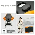 thumbnail image 2 of 3 Sections Folding Portable Aluminum Foot Beauty Massage Table 60CM Wide Black & Orange, 2 of 24